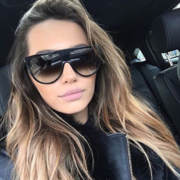 NEW Fashion Oversized Gradient Sunglasses - Picture 2 of 4